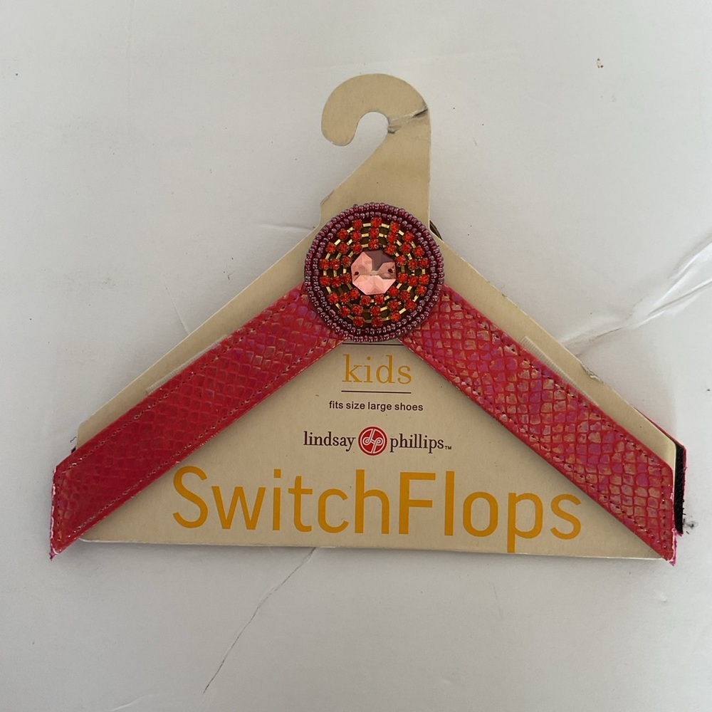 Lindsay Phillips Kids Switch Flops NWT Size large
